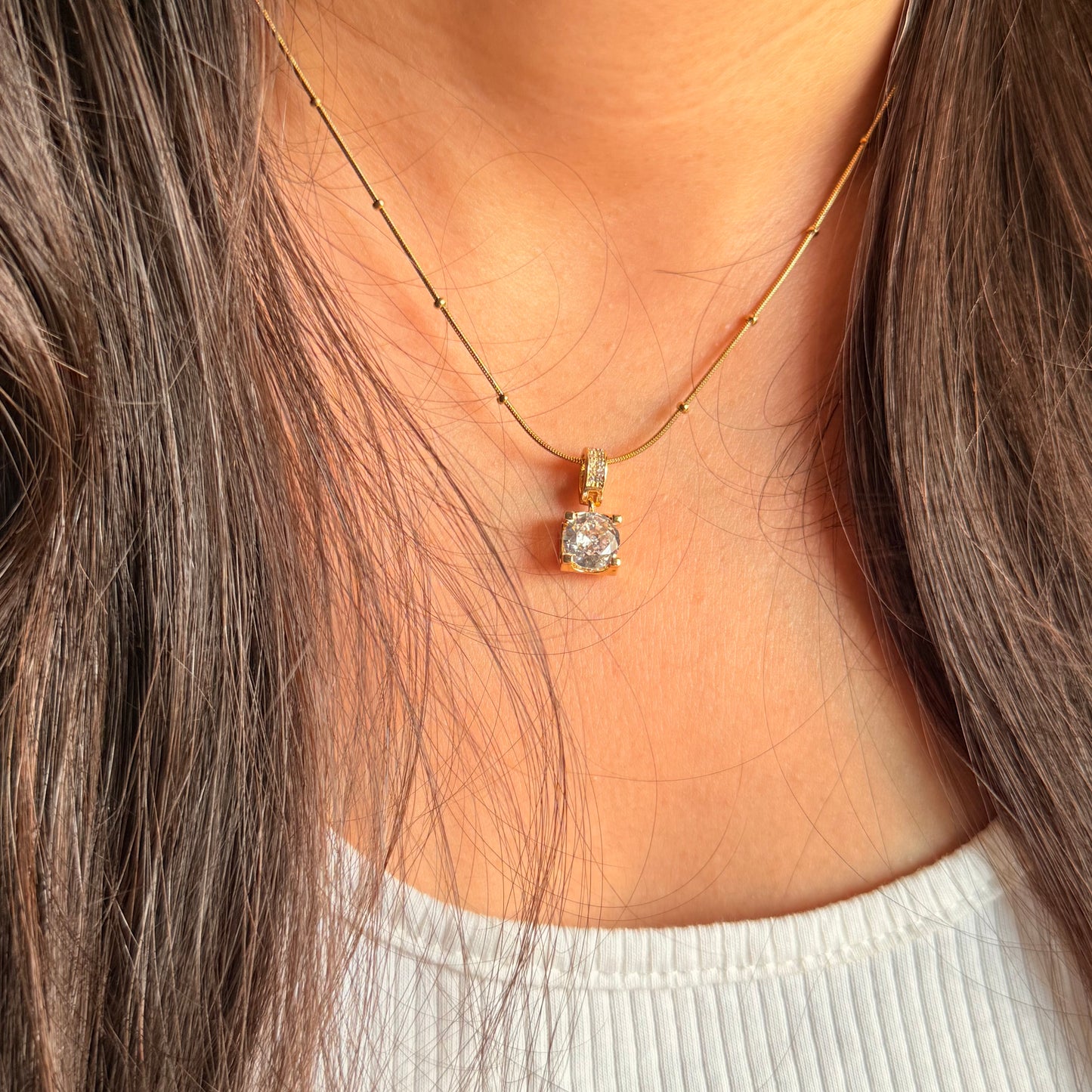 Solitaire Necklace - For Women