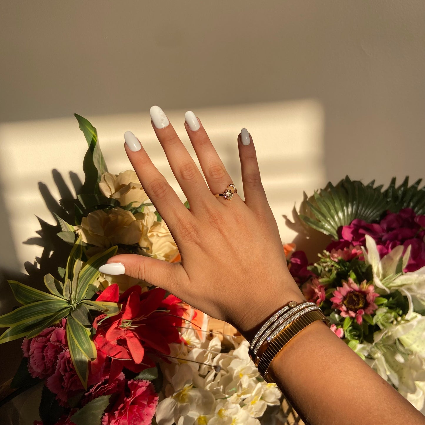 Moon Studded Ring - For Women