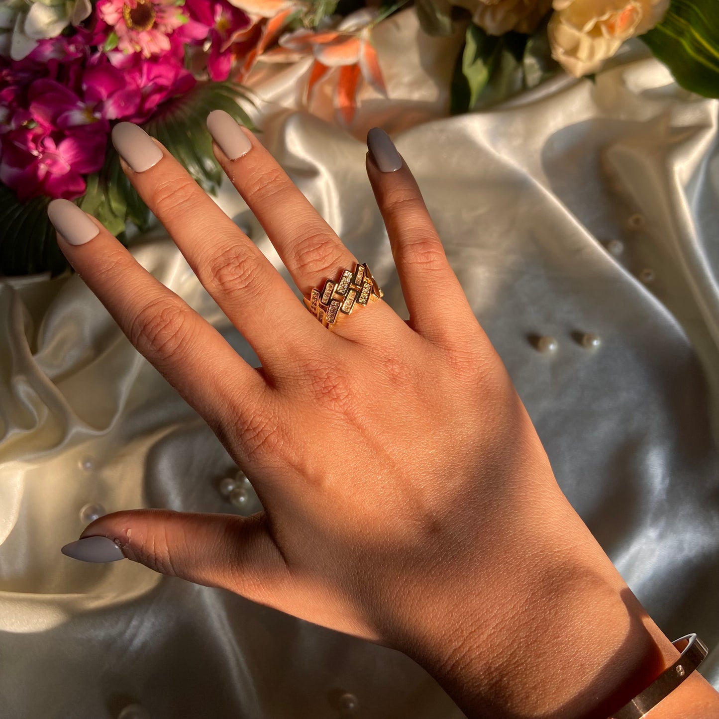 Skye Studded Ring - For Women