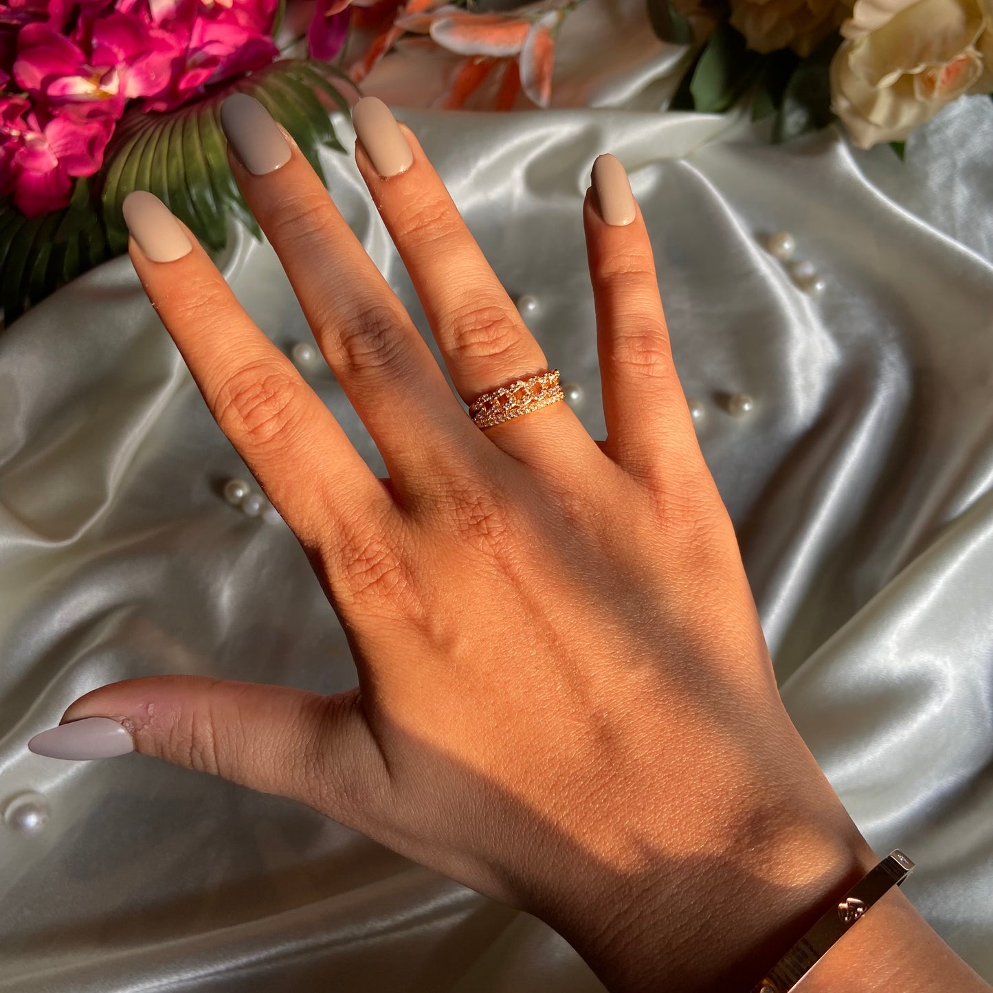 Aria Studded Ring - For Women
