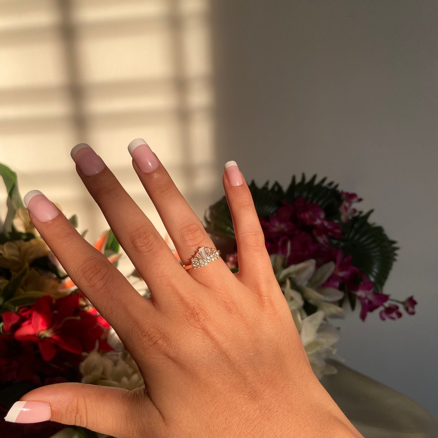 Crown Studded Ring - For Women