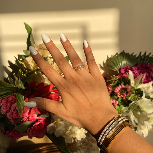 Elaya Studded Ring - For Women