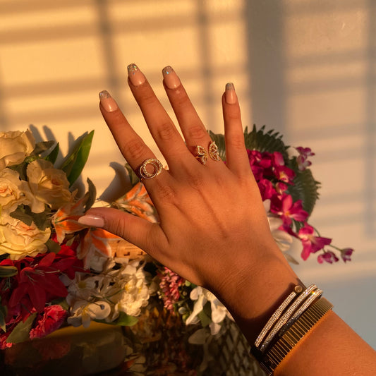 Amora Rings (Pack of 2) - For Women