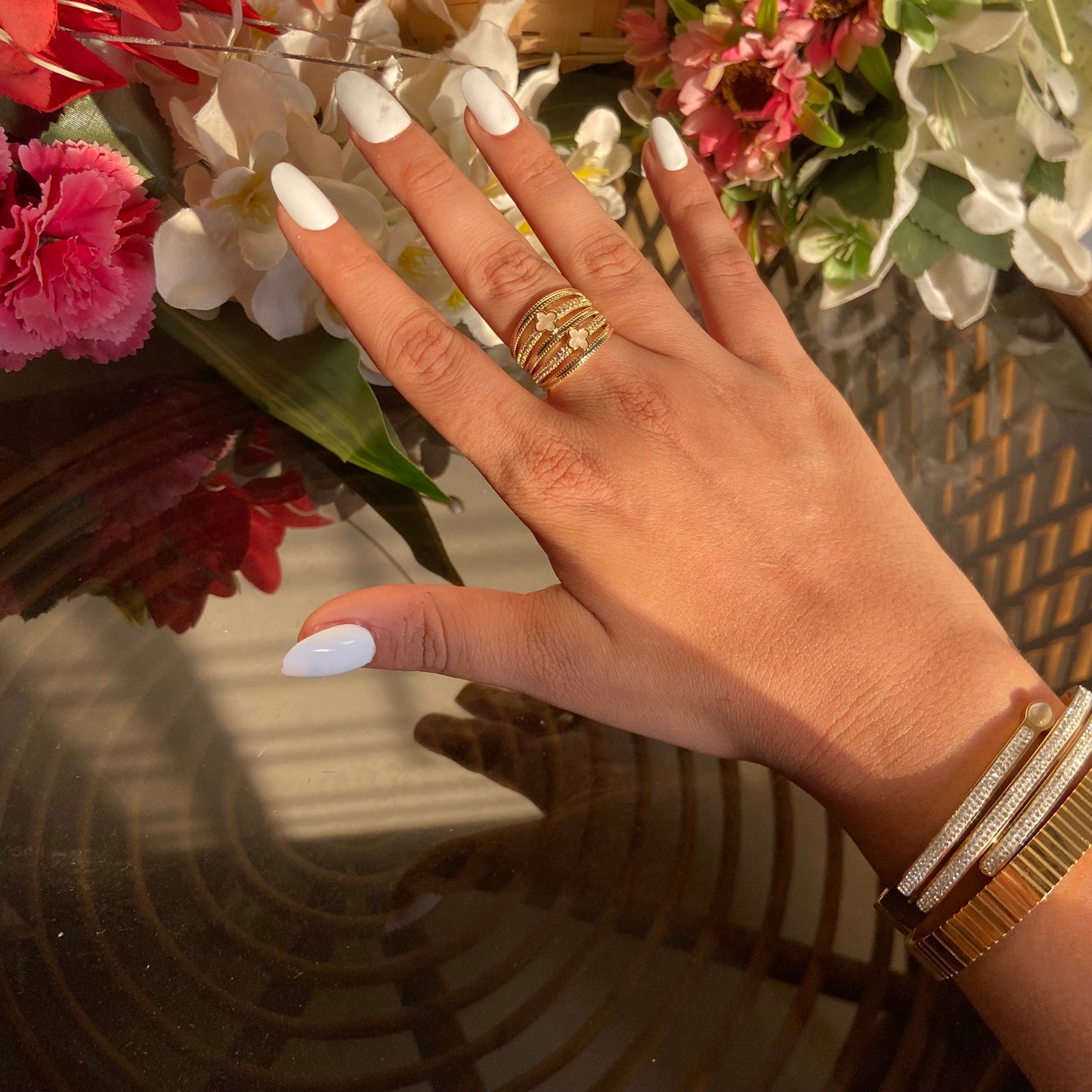 Clover Bold Ring - For Women