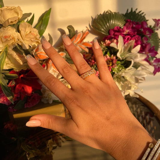 Alana Studded Ring - For Women