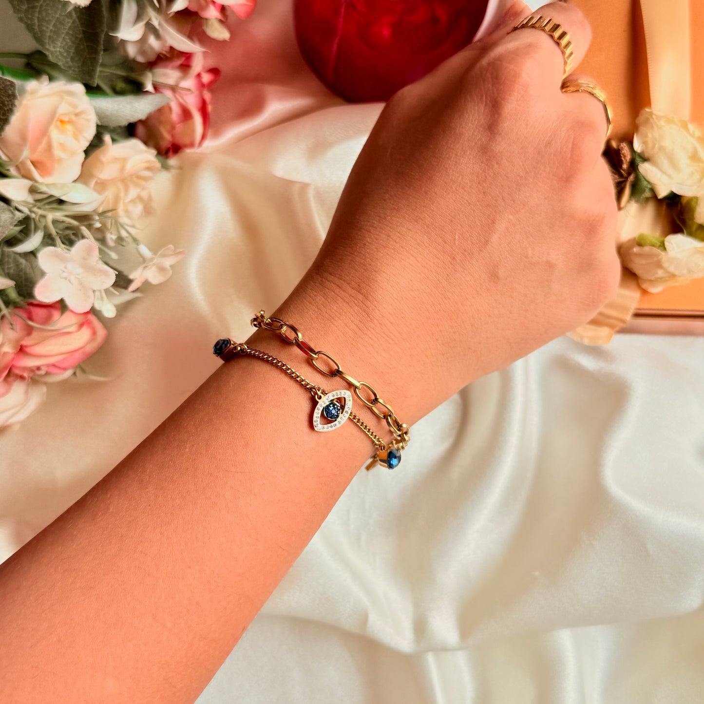 Nazar Charm Bracelet - For Women