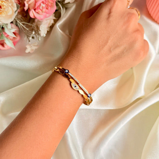 Minimal Nazar Bracelet - For Women
