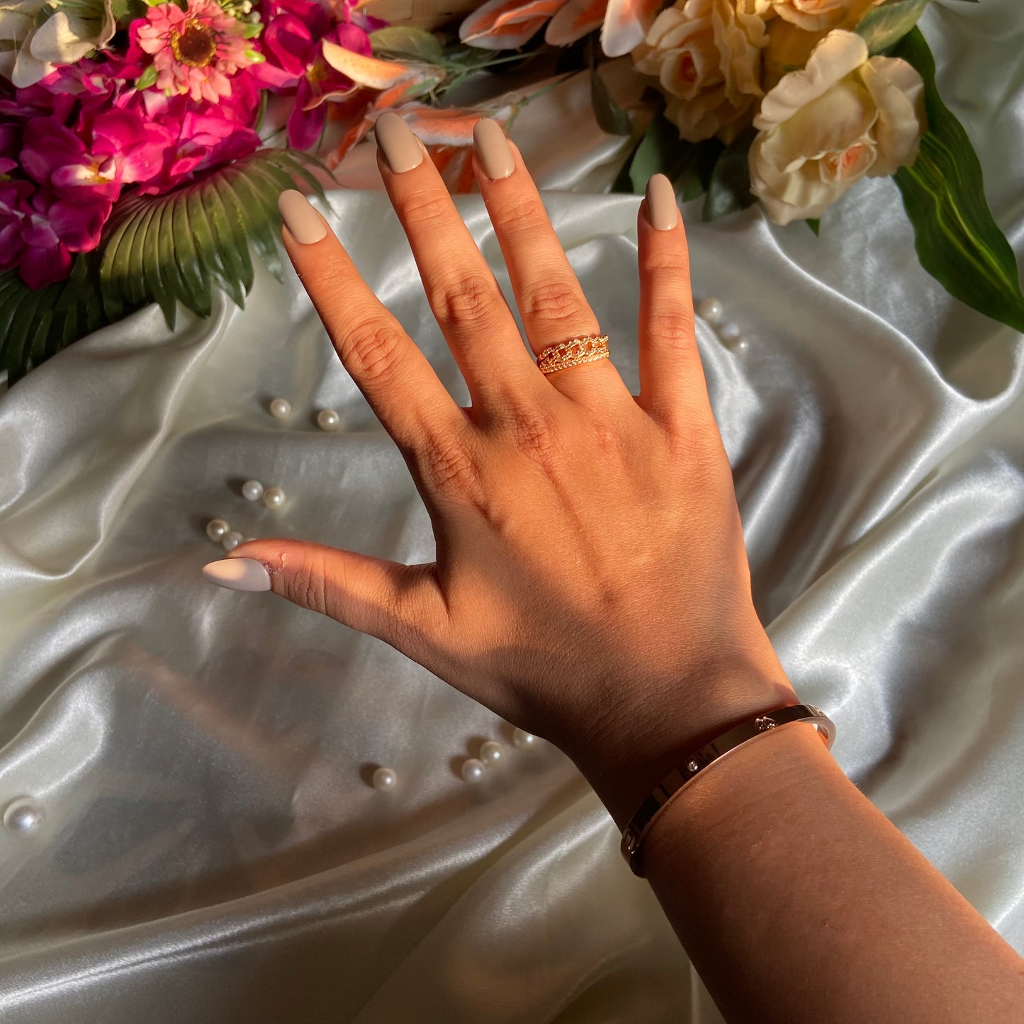 Aria Studded Ring - For Women