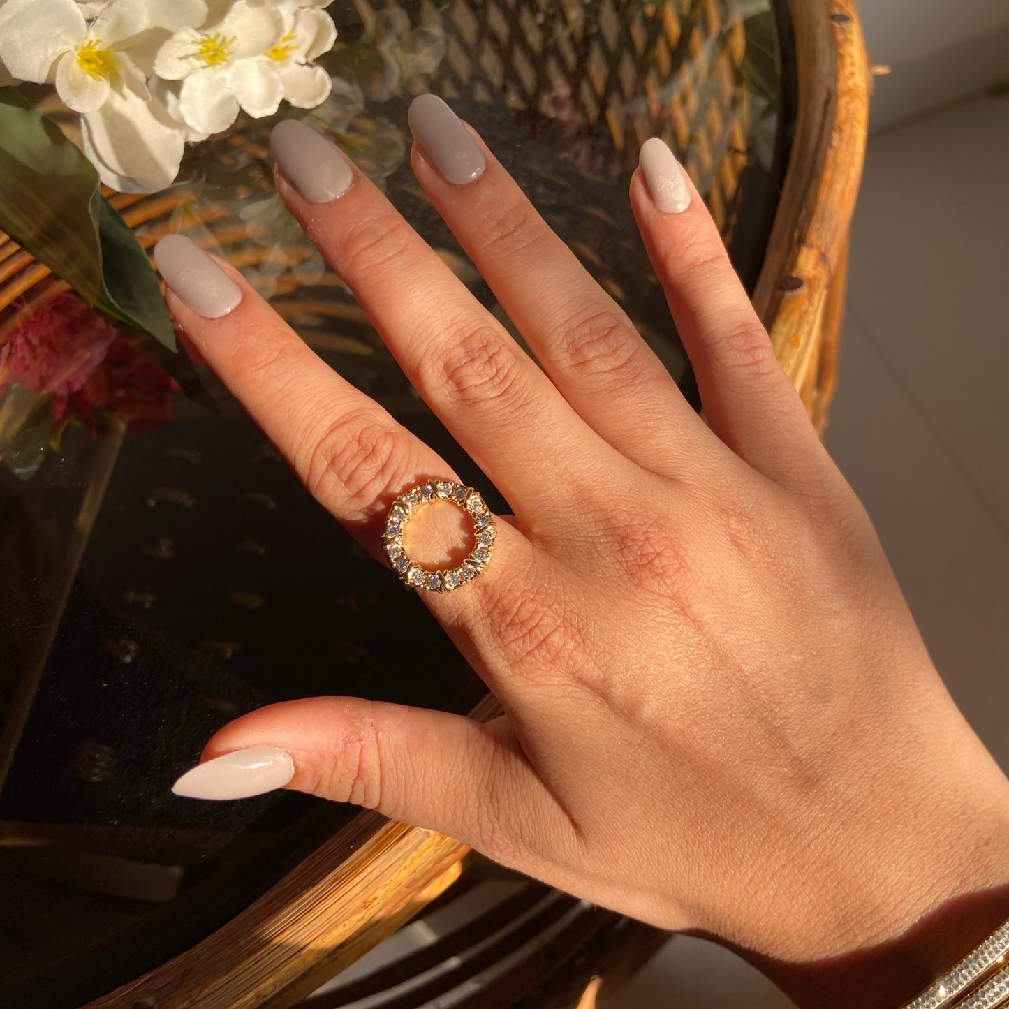 Venus Studded Ring - For Women
