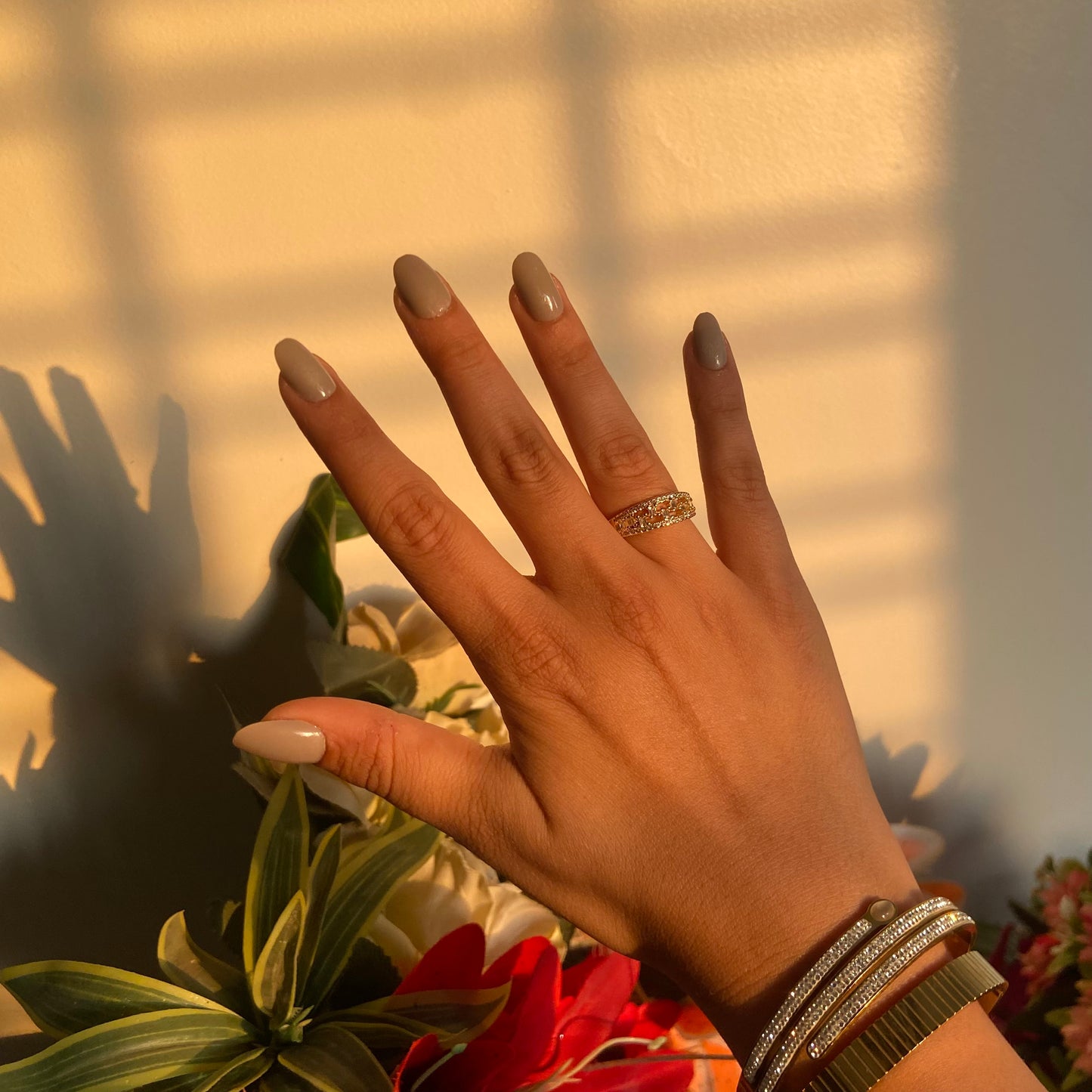Dove Studded Ring - For Women