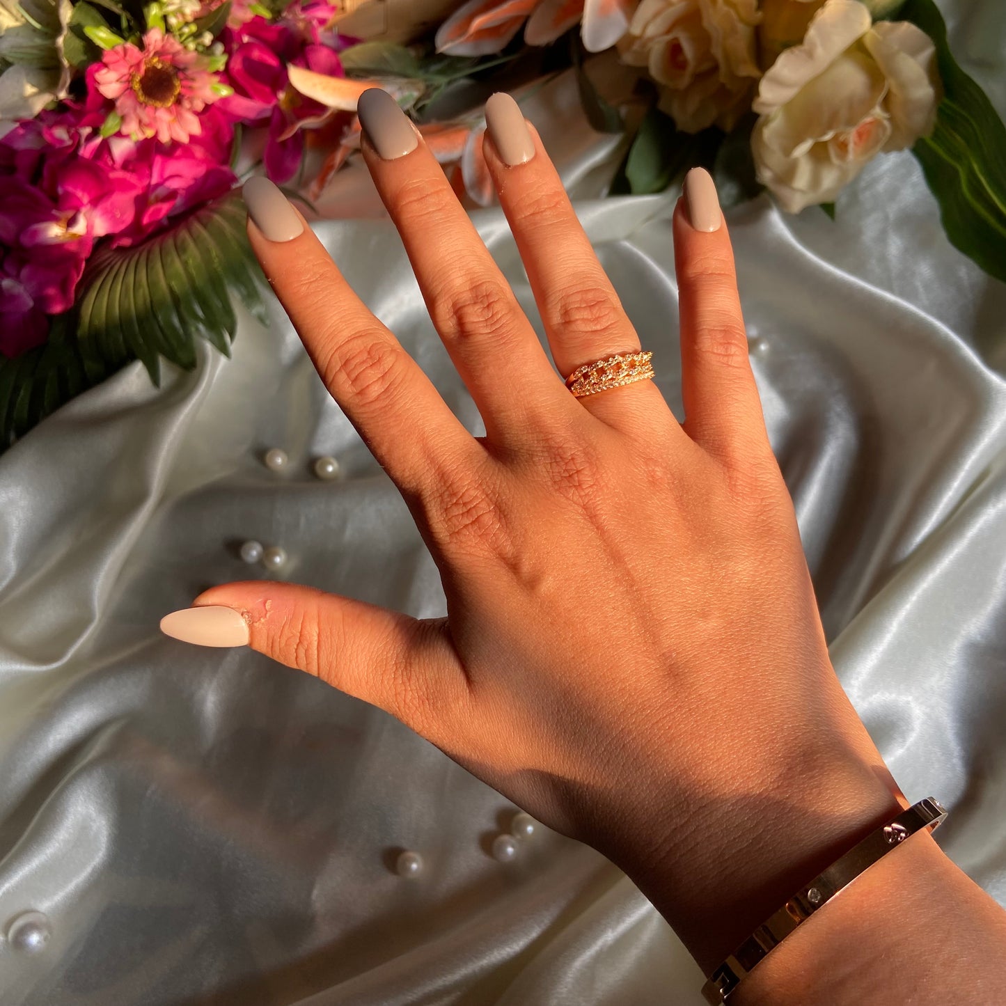 Aria Studded Ring - For Women