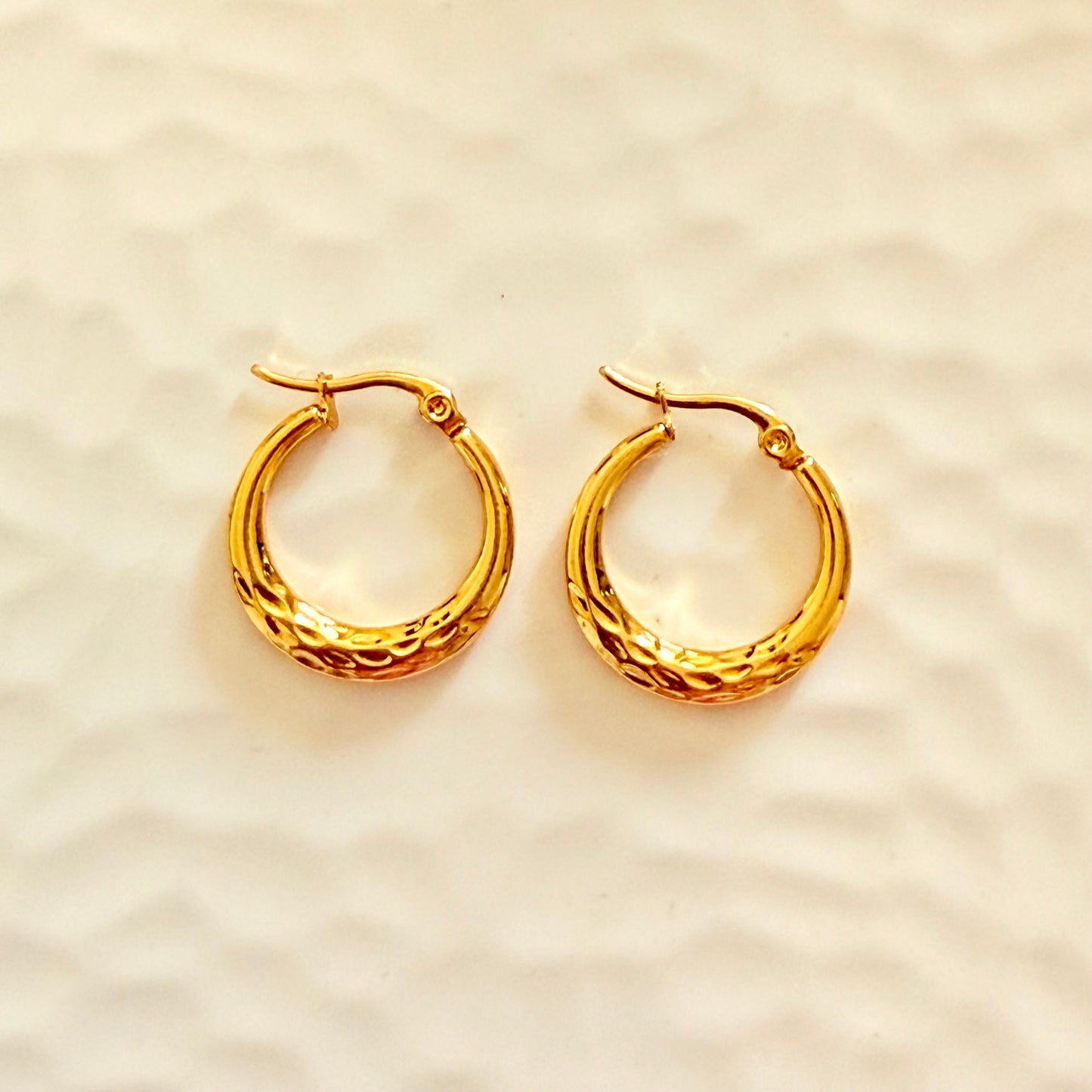 Jasmine Hoops (Stainless Steel)