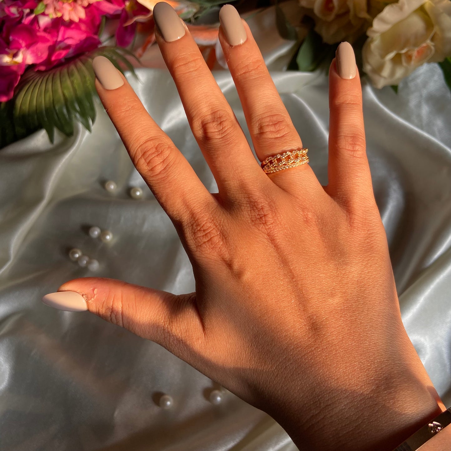 Aria Studded Ring - For Women