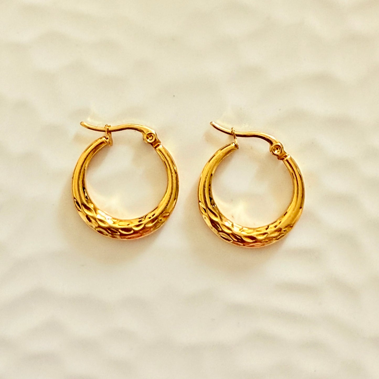 Jasmine Hoops (Stainless Steel)