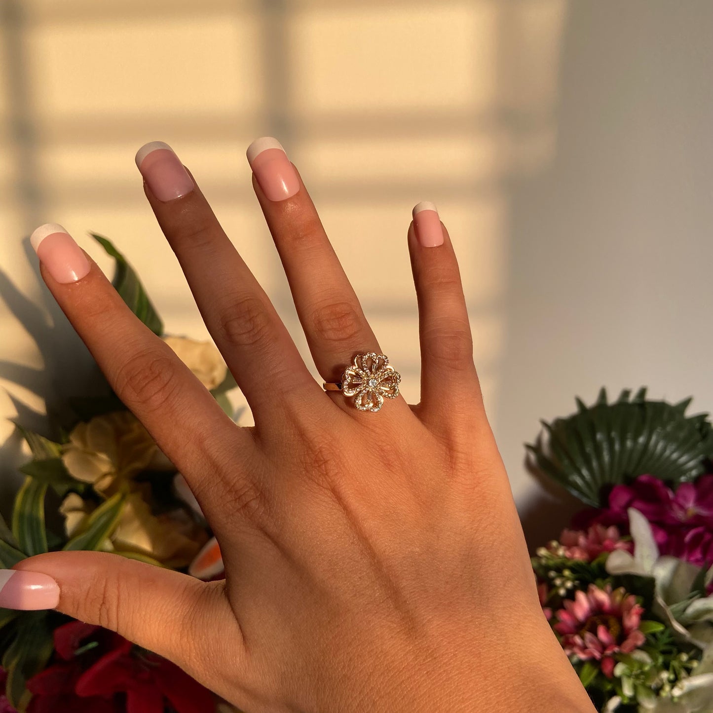 Lotus Rotating Ring - For Women