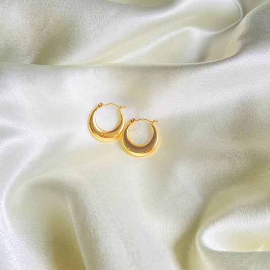 Diana Hoops (Stainless Steel)