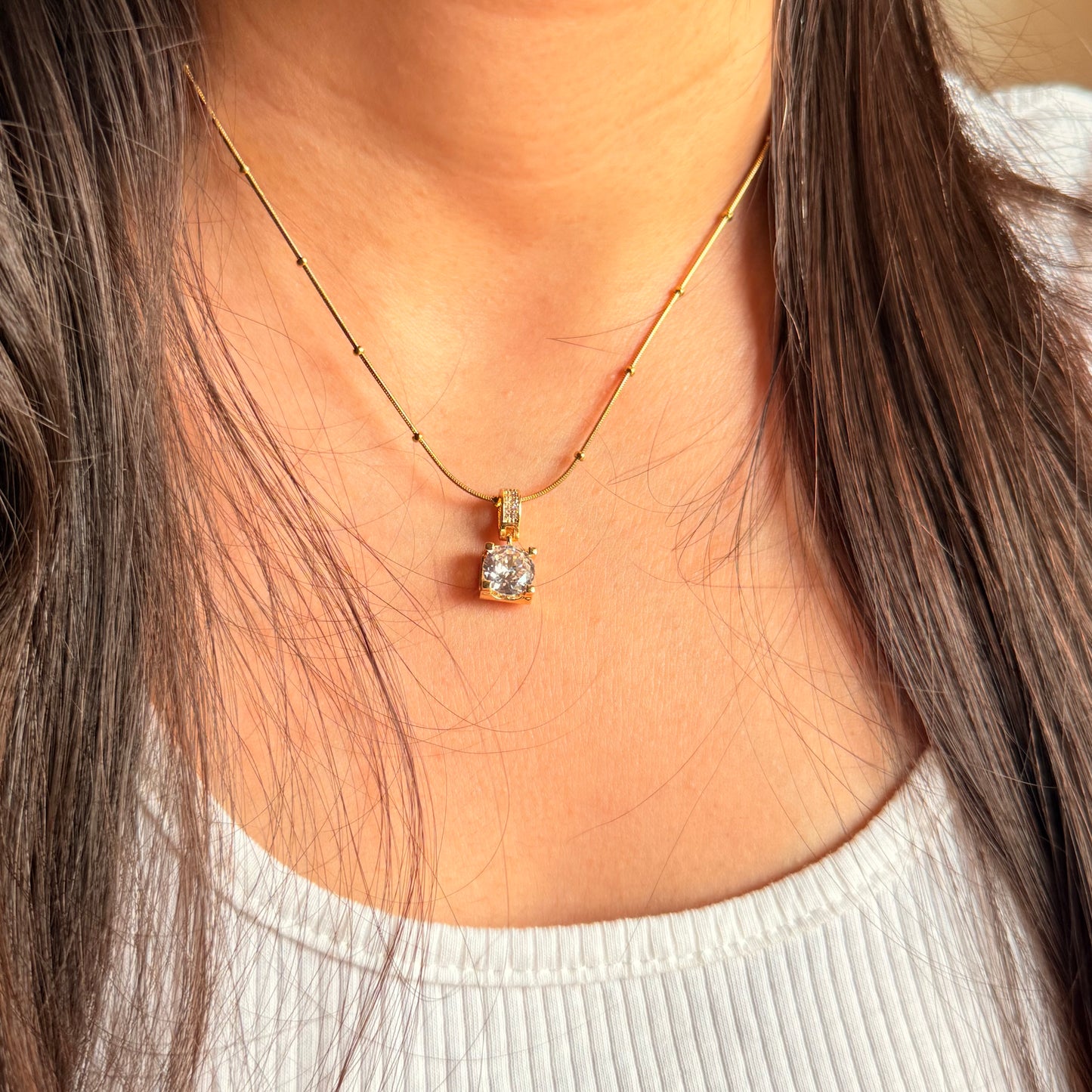 Solitaire Necklace - For Women