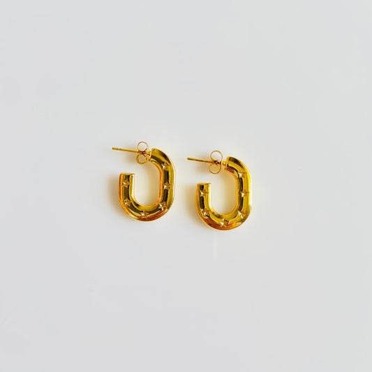 Tara Hoops (Stainless Steel)