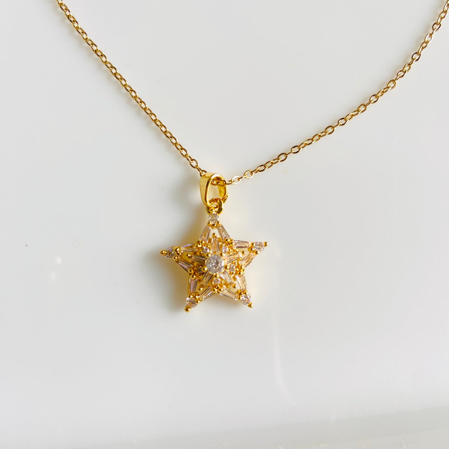 Studded Star Necklace - For Women