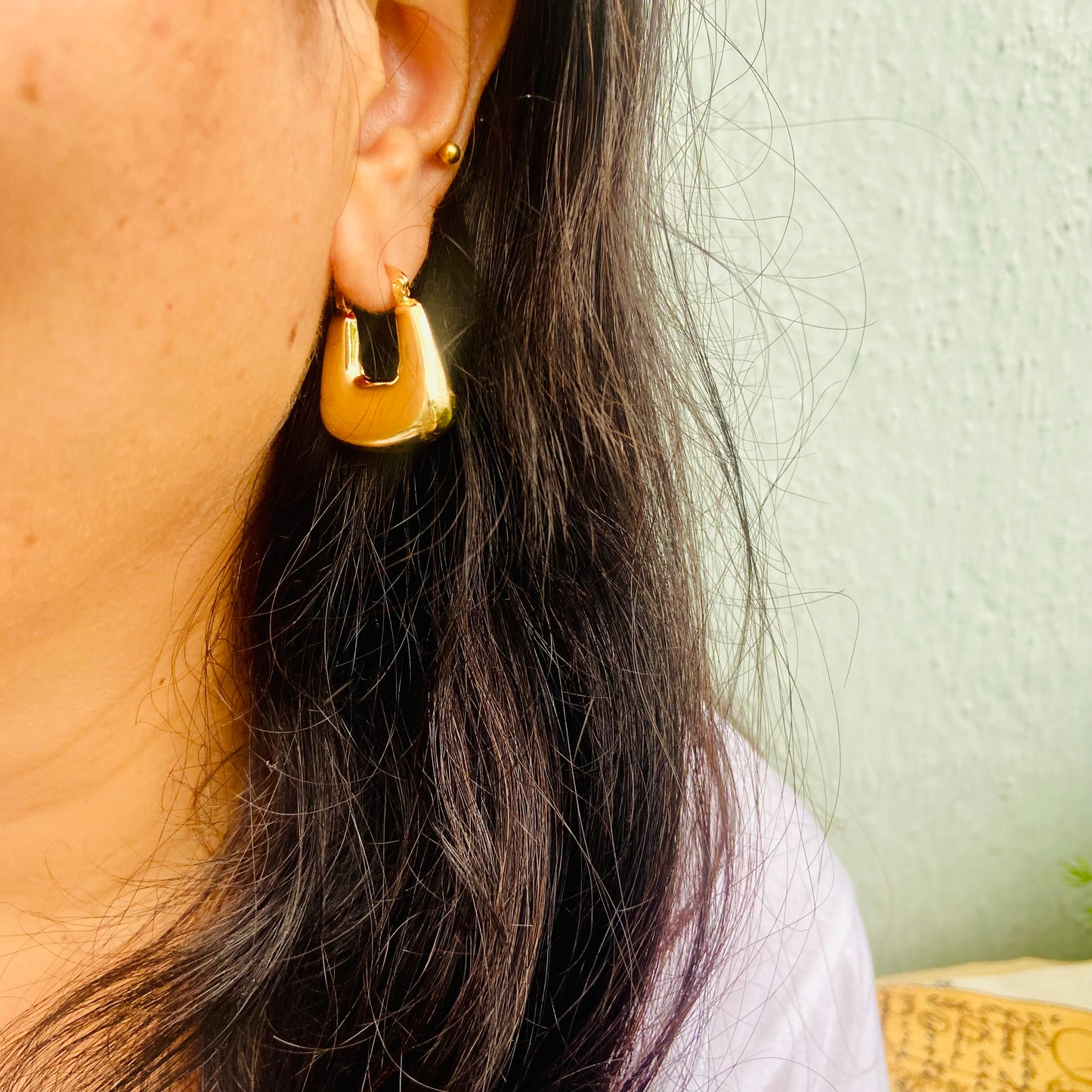 Kyla Hoops (Stainless Steel)
