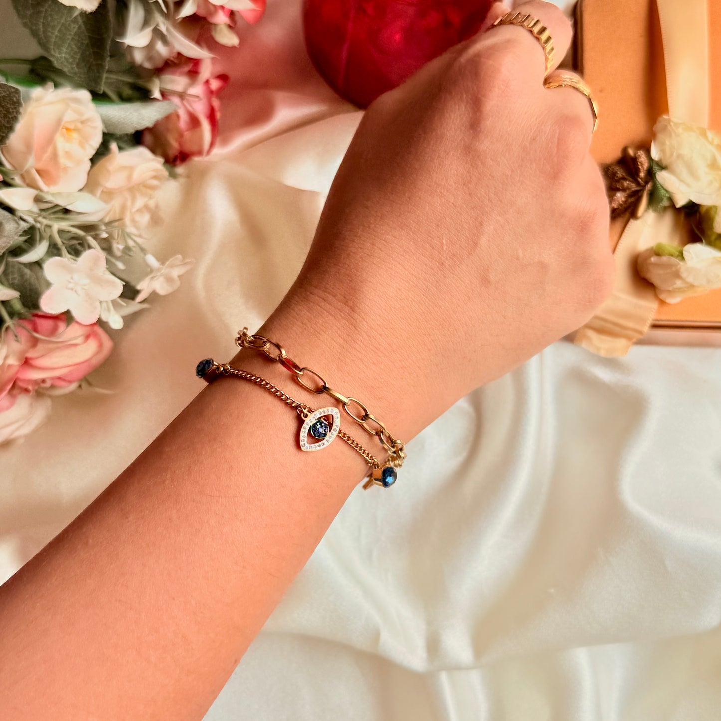 Nazar Charm Bracelet - For Women
