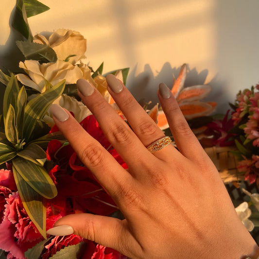 Dove Studded Ring - For Women