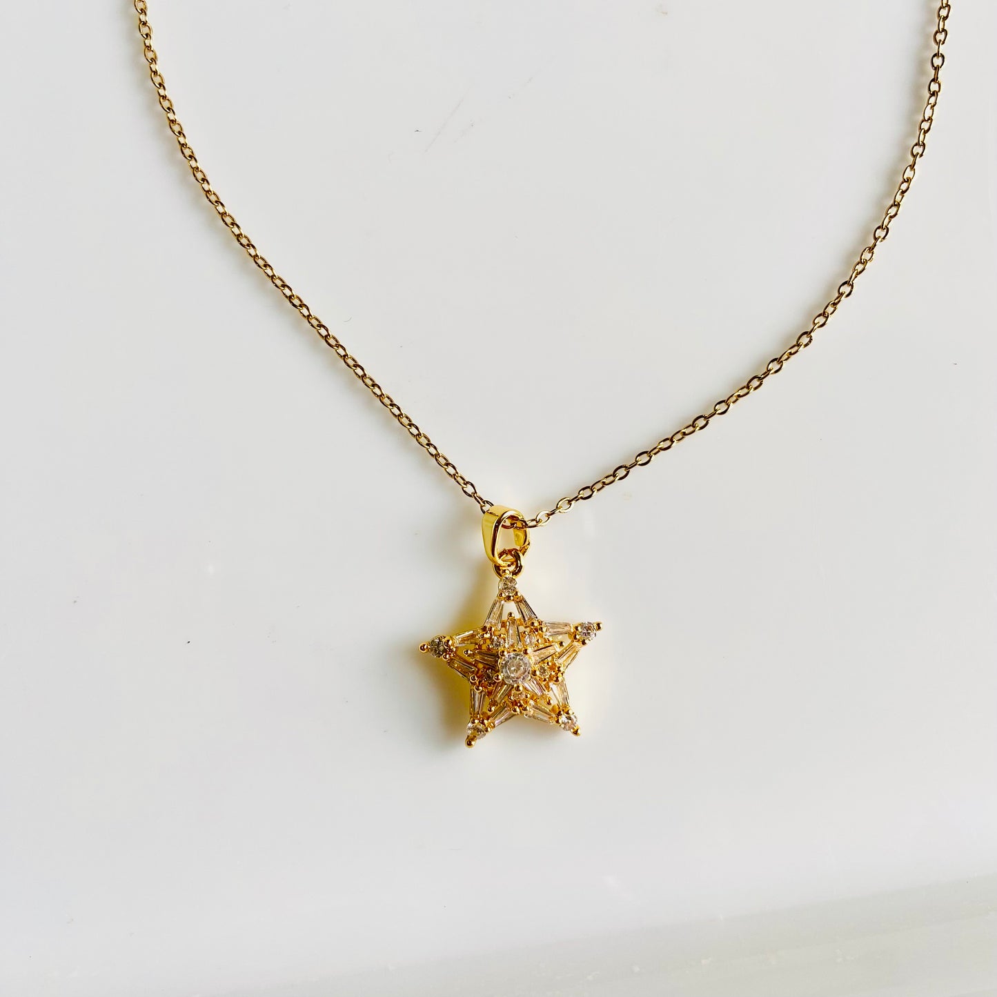 Studded Star Necklace - For Women