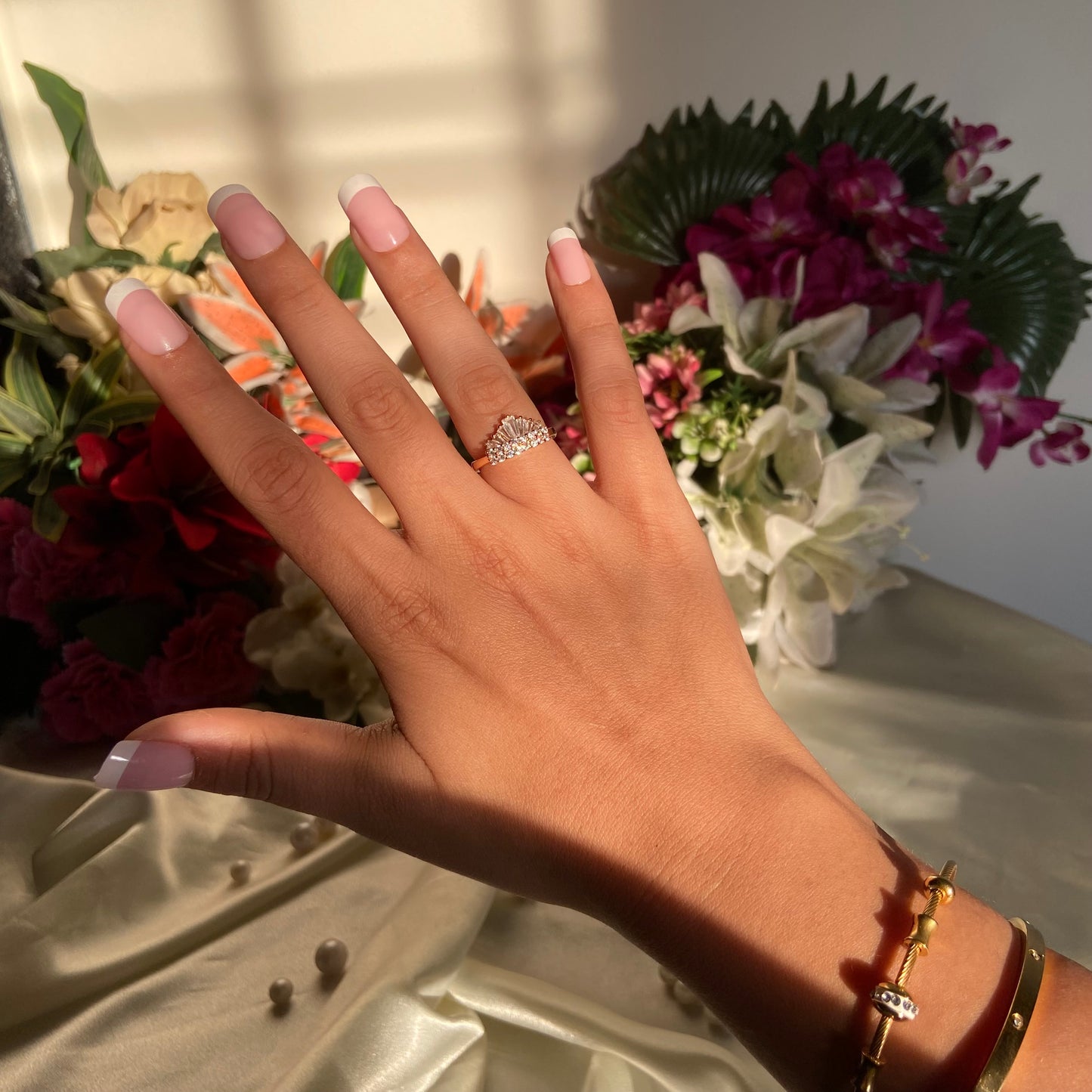 Crown Studded Ring - For Women