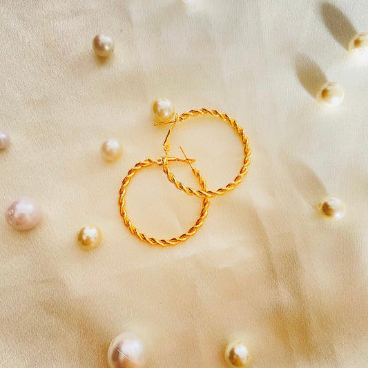 Maria Hoops (Stainless Steel)