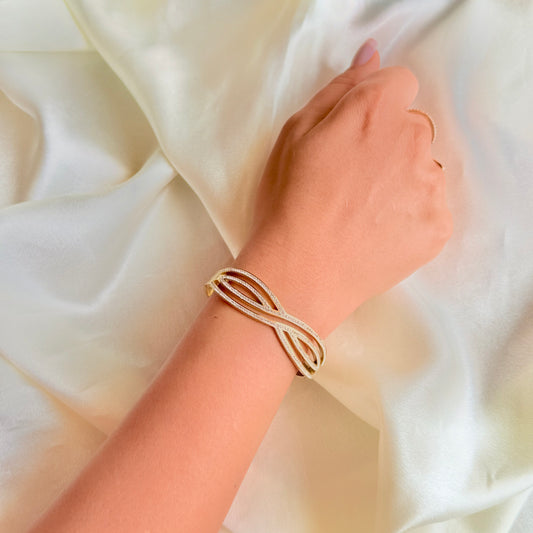 Infinity Studded Bracelet - For Women