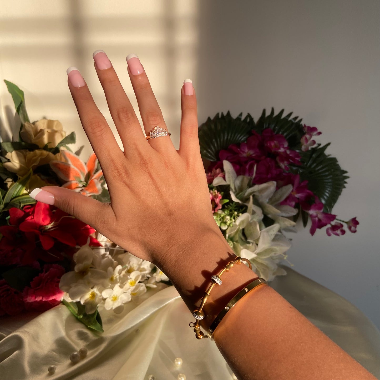 Crown Studded Ring - For Women
