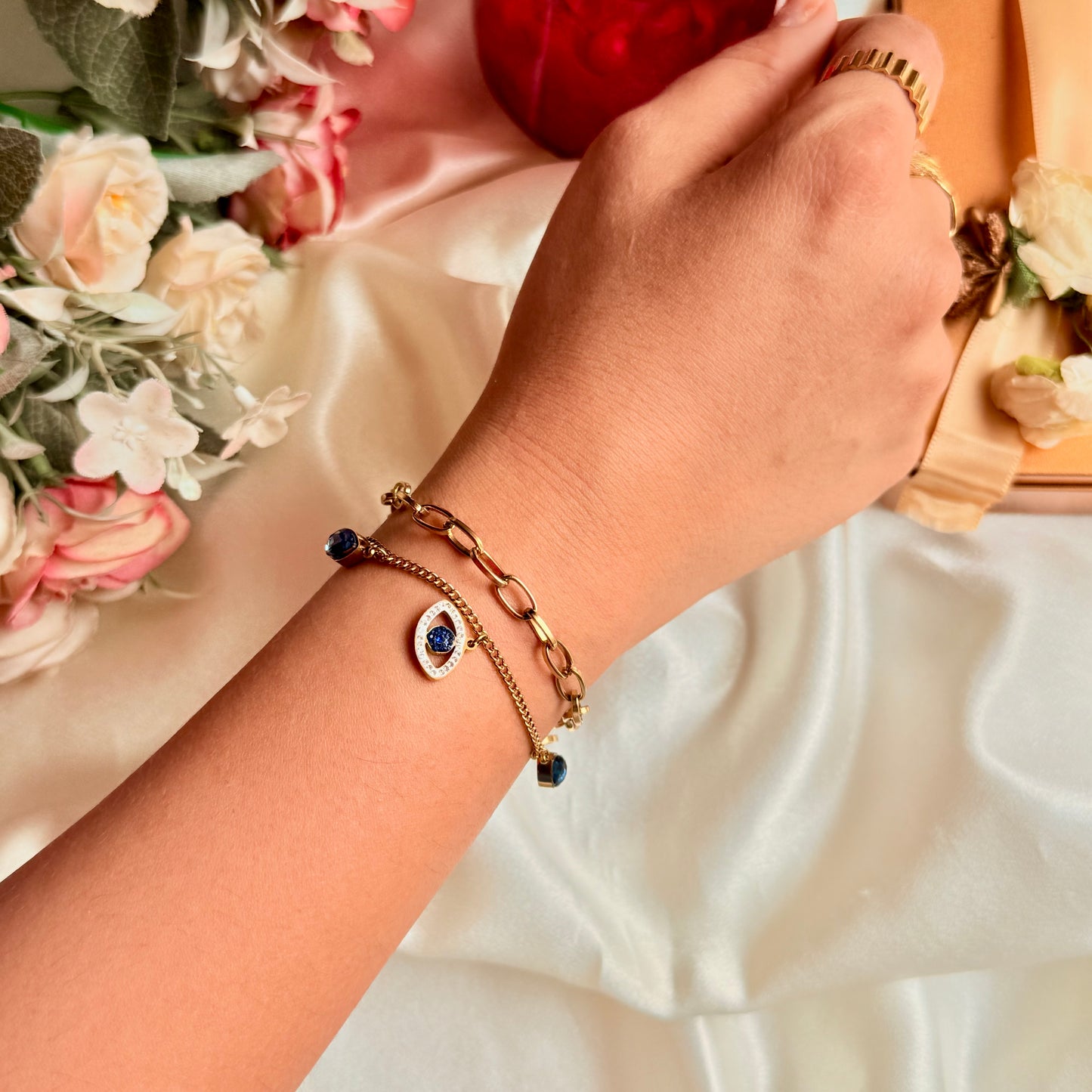 Nazar Charm Bracelet - For Women