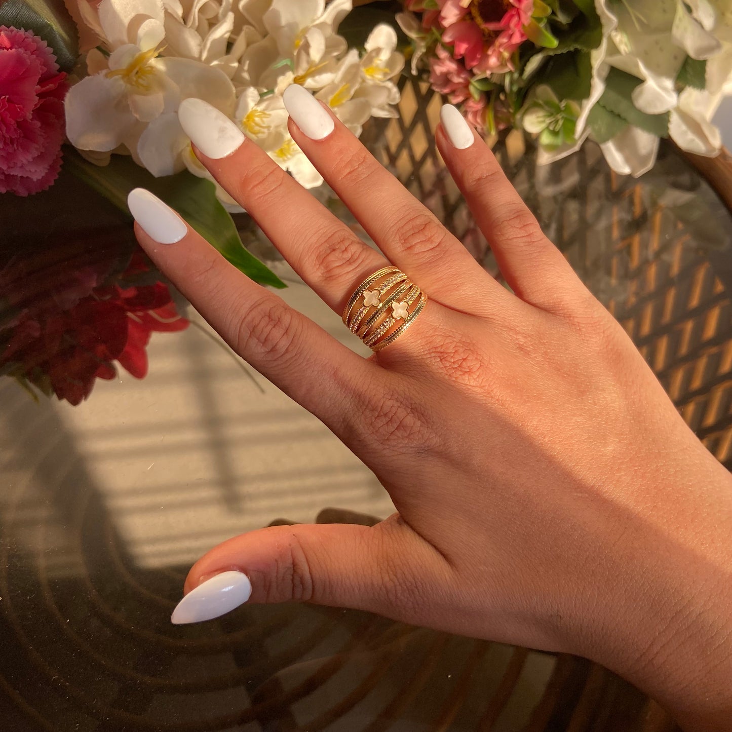 Clover Bold Ring - For Women