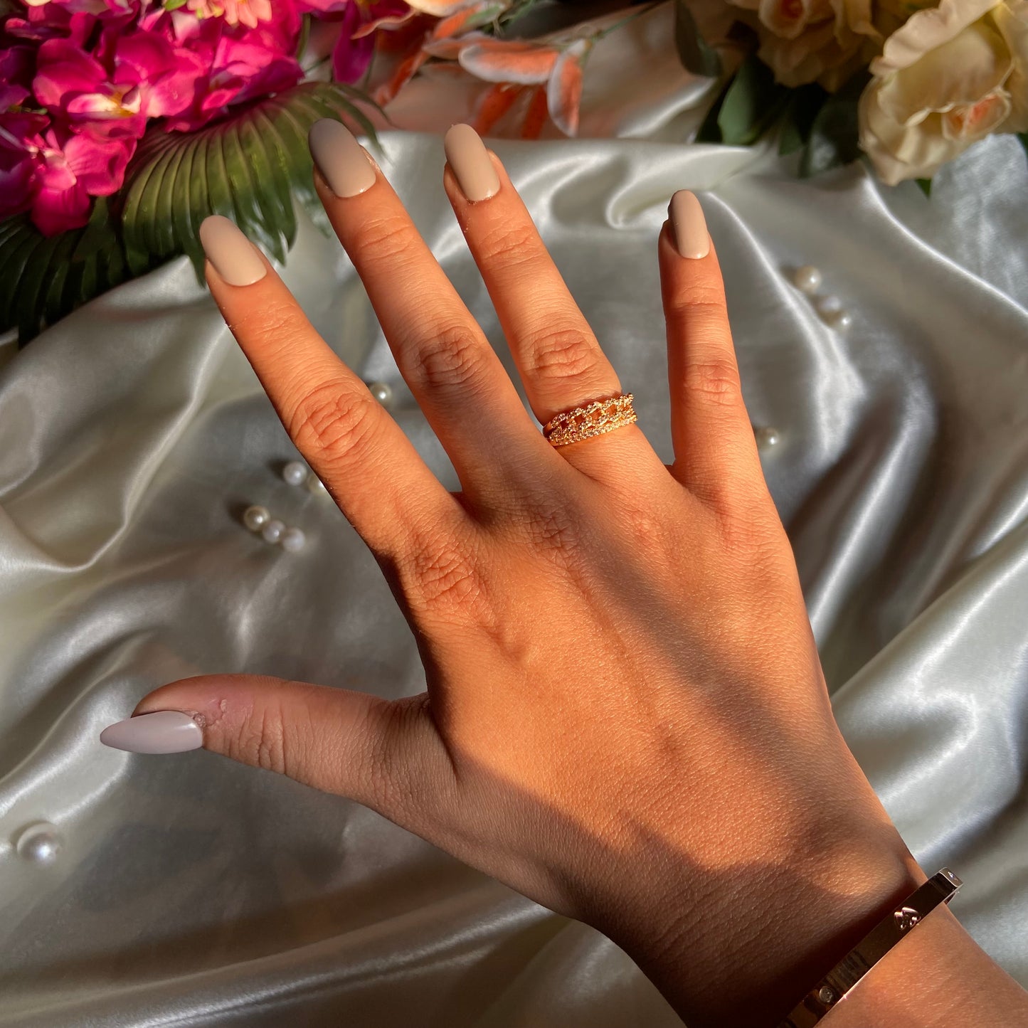 Aria Studded Ring - For Women