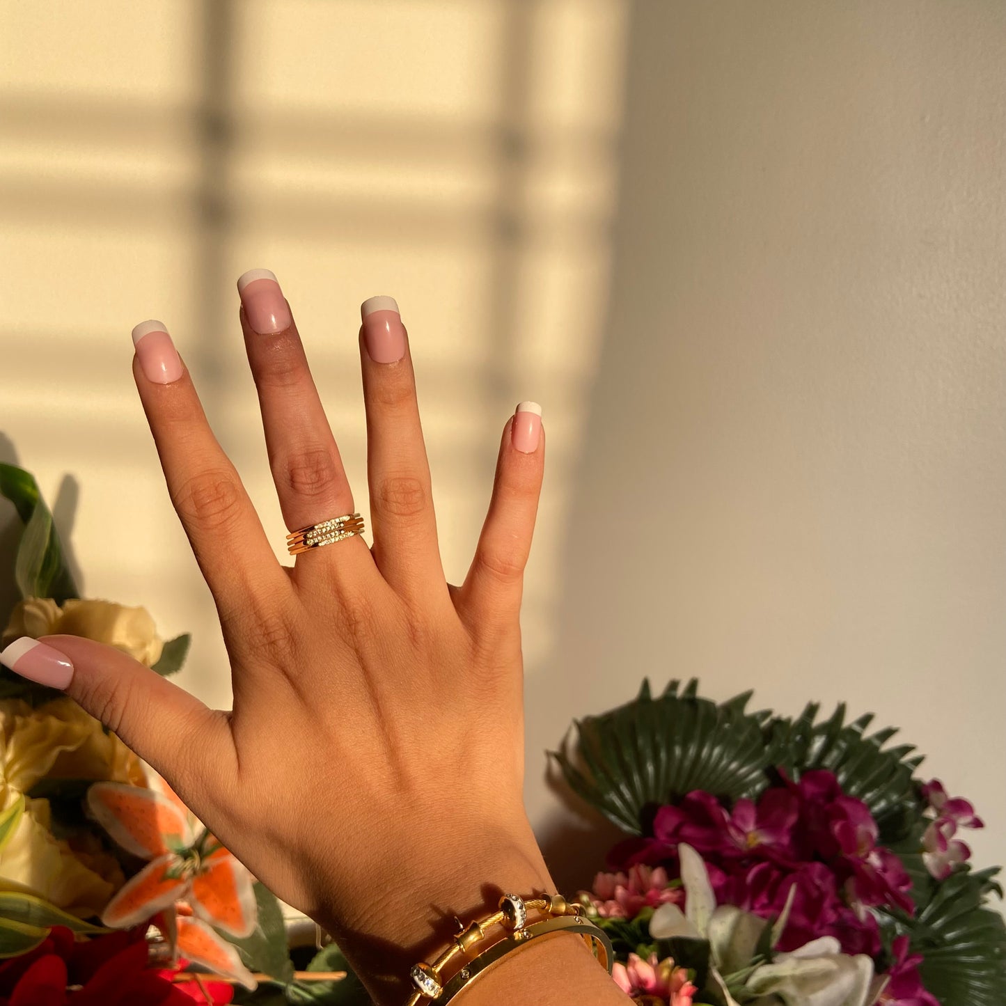 Hexa Studded Ring - For Women