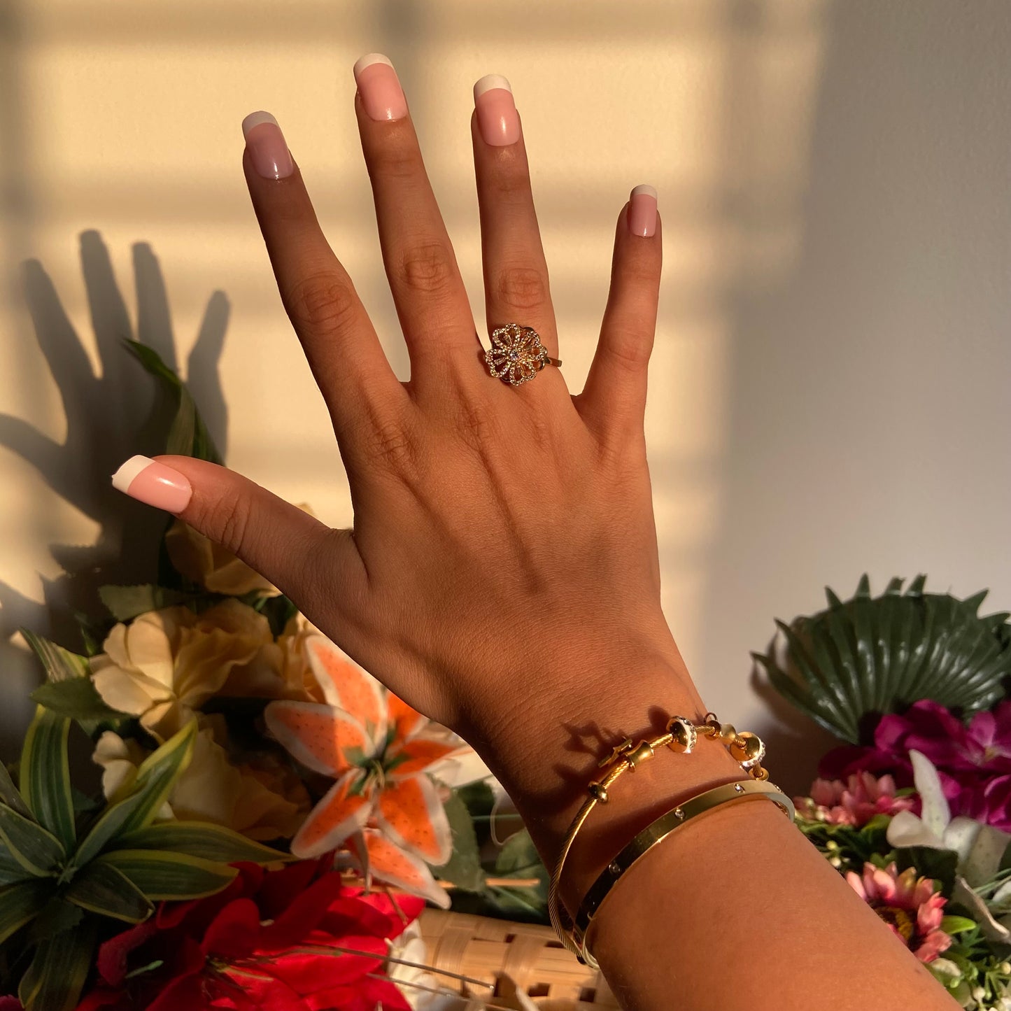 Lotus Rotating Ring - For Women