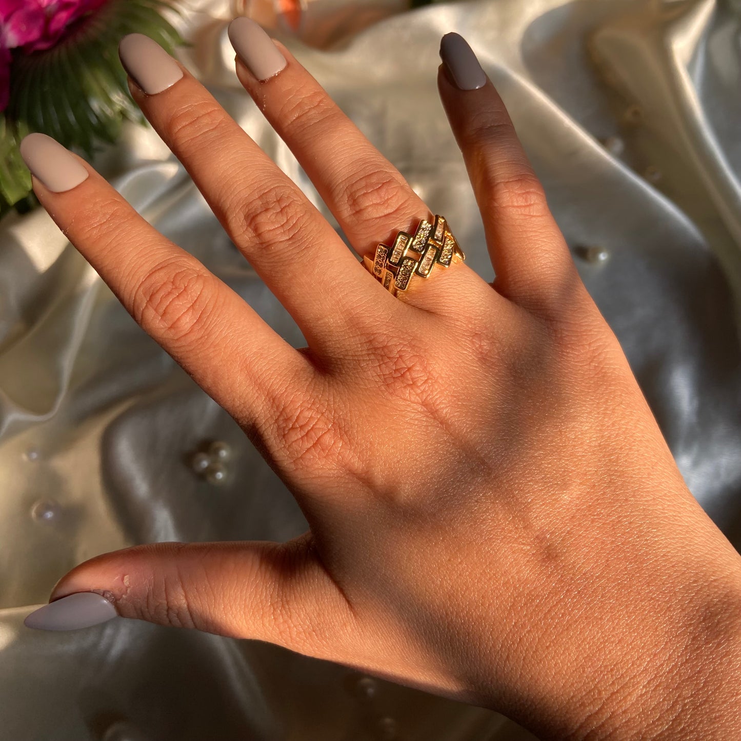 Skye Studded Ring - For Women