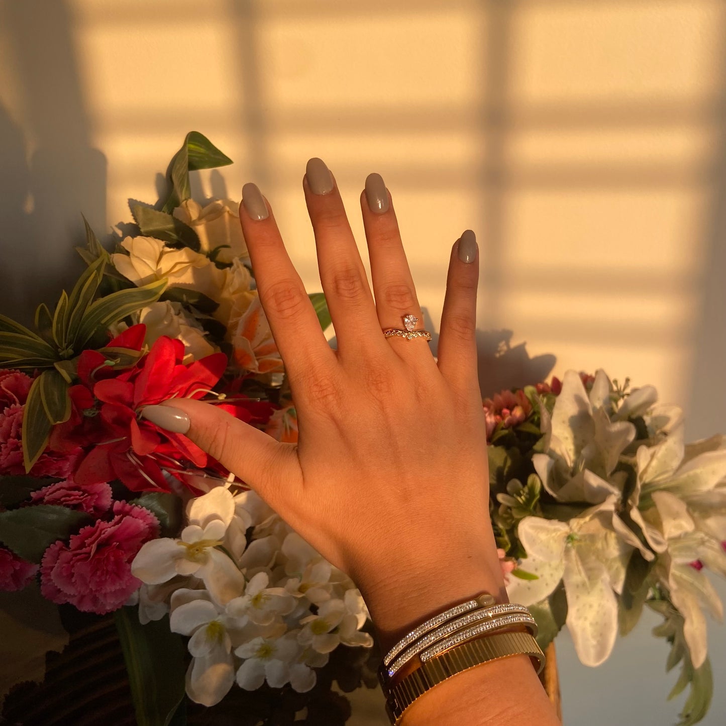 Pear Solitaire Ring - For Women