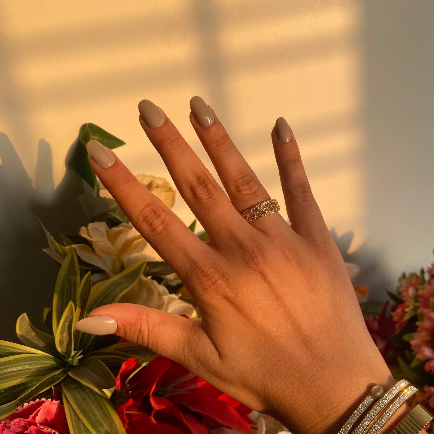 Dove Studded Ring - For Women