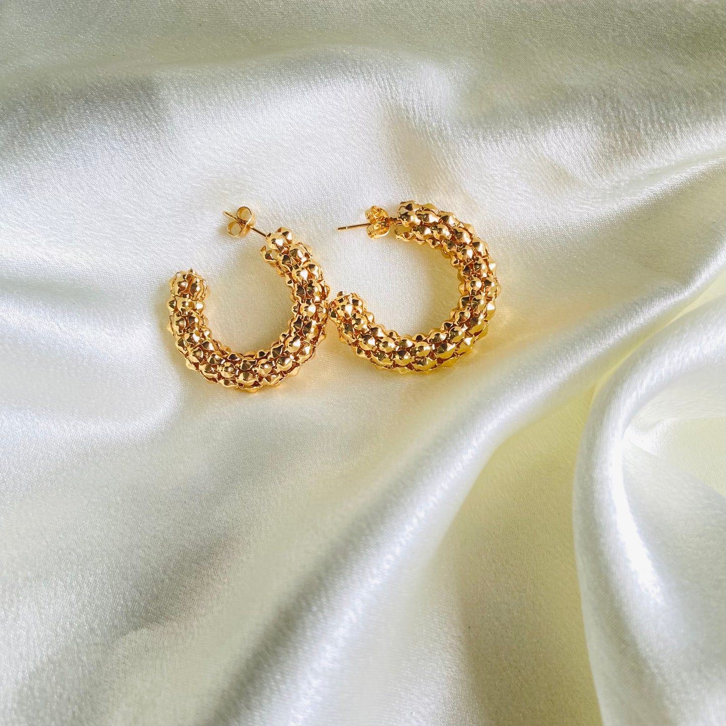 Kira Hoops (Stainless Steel)
