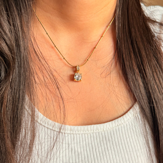 Solitaire Necklace - For Women