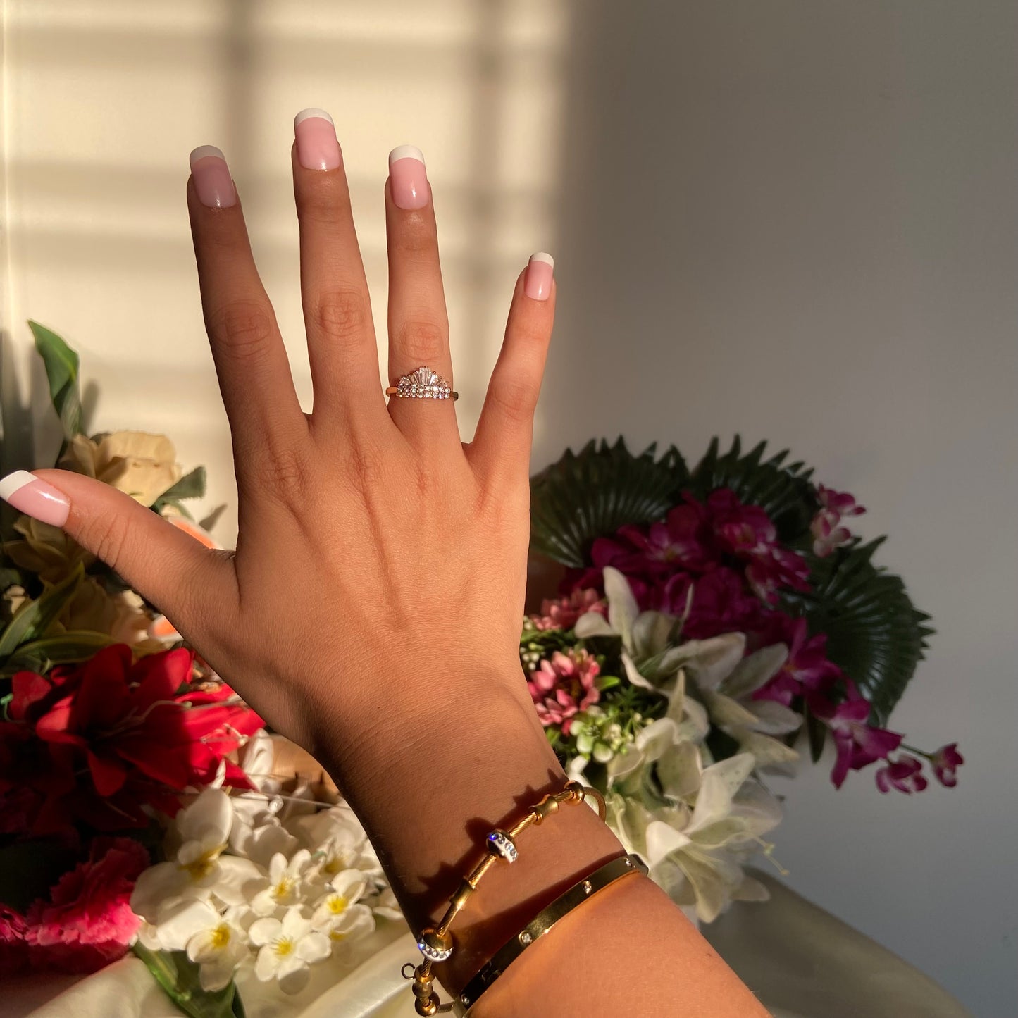 Crown Studded Ring - For Women