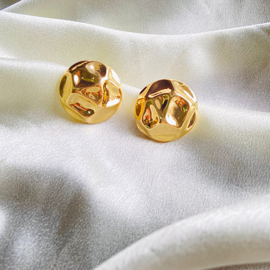 Oversized Hammered Studs (Stainless Steel)