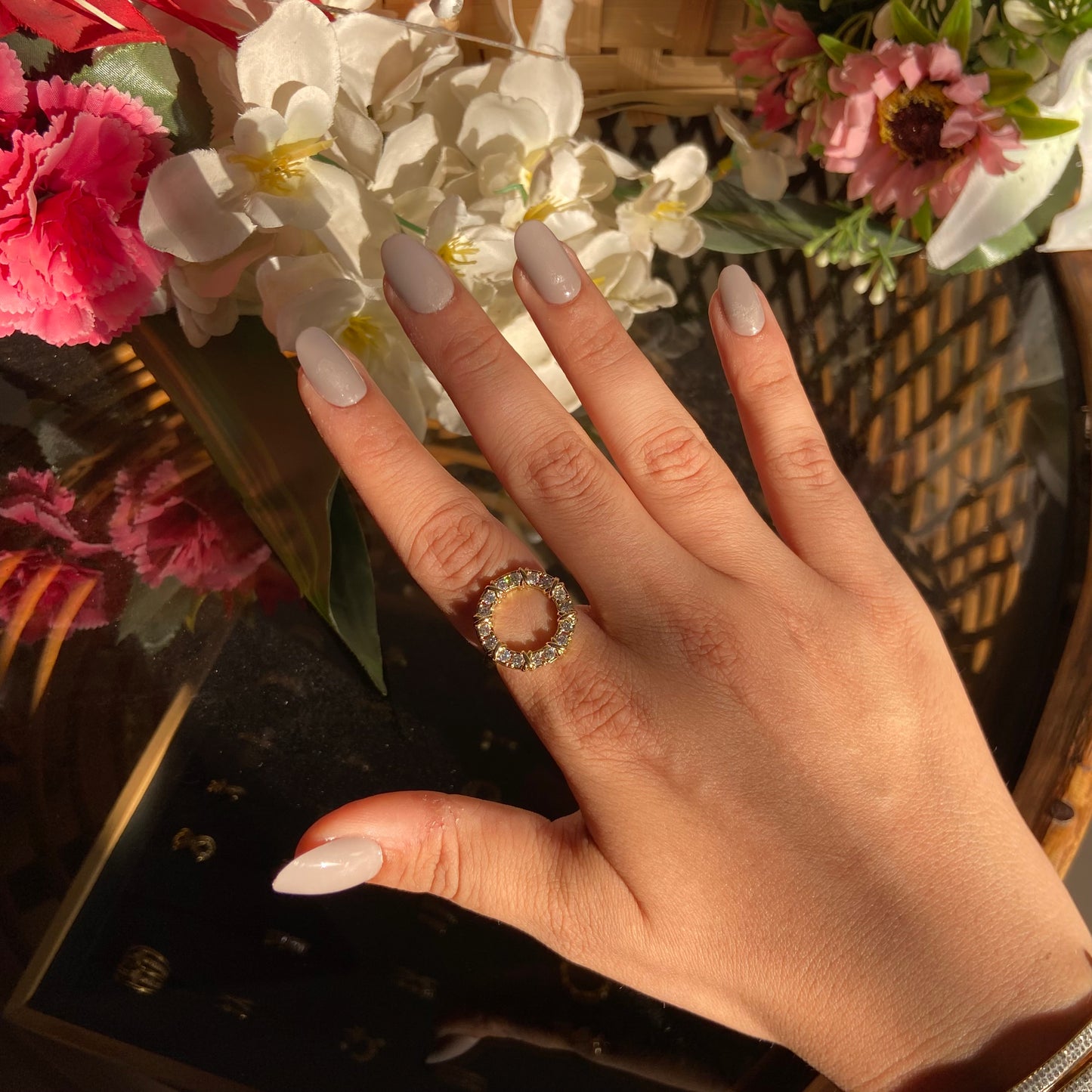 Venus Studded Ring - For Women
