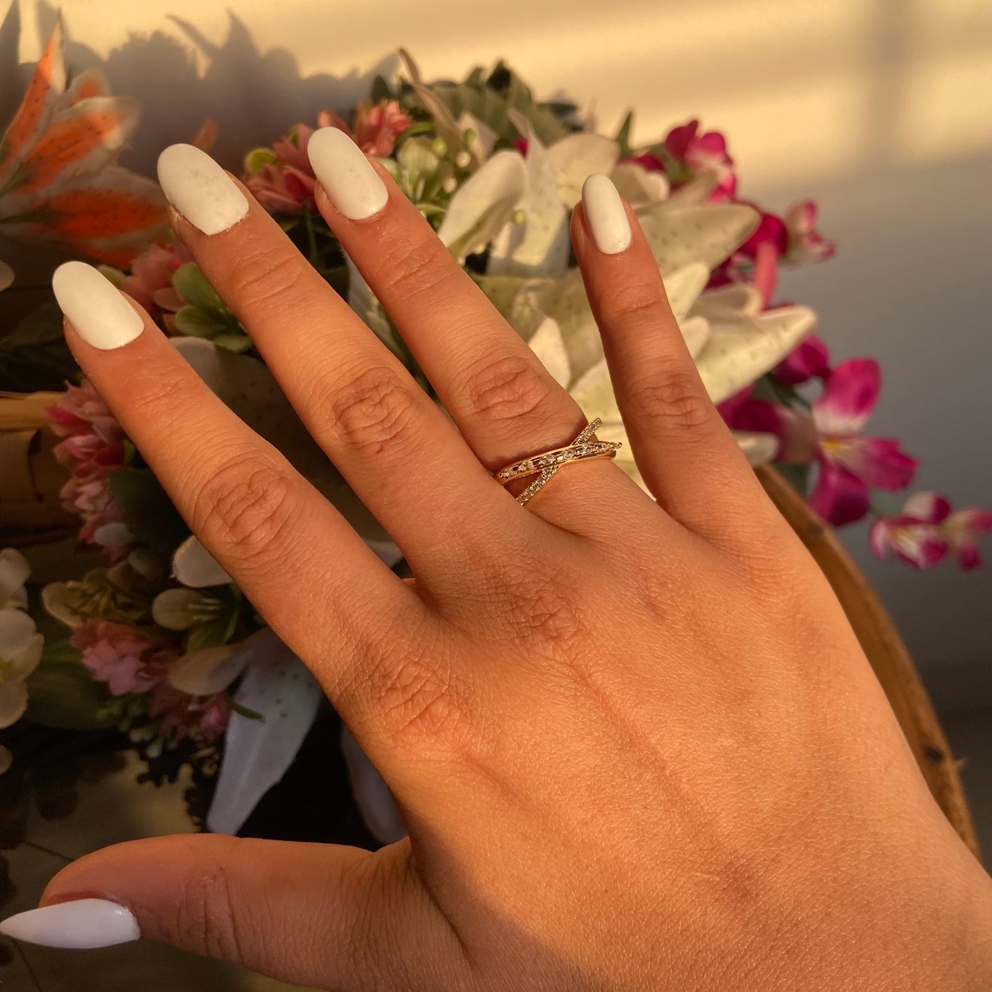 Twisted Diamond Ring - For Women