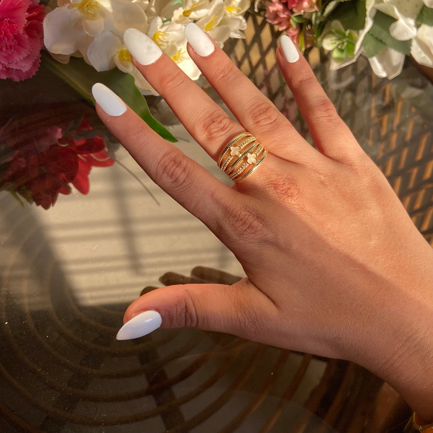 Clover Bold Ring - For Women