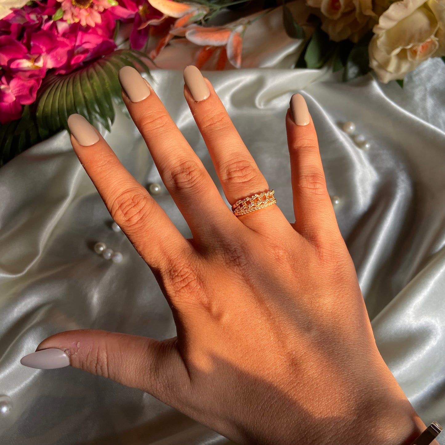 Aria Studded Ring - For Women