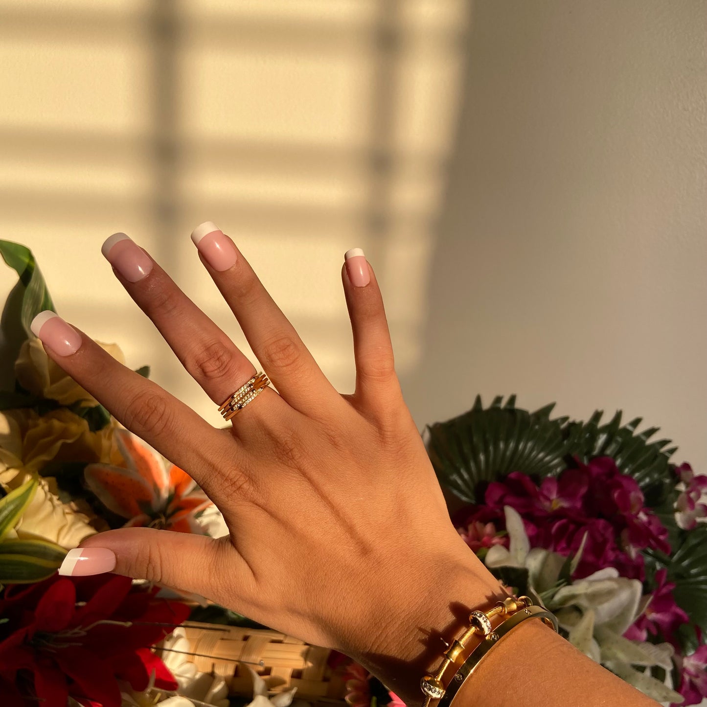 Hexa Studded Ring - For Women