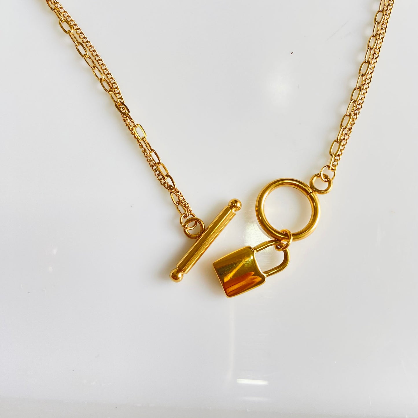 Lock and Key Necklace - For Women