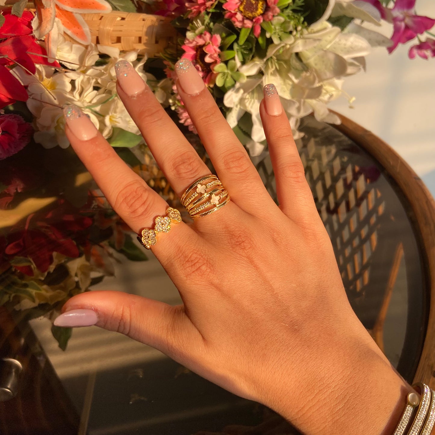 Clover Rings (Pack of 2) - For Women